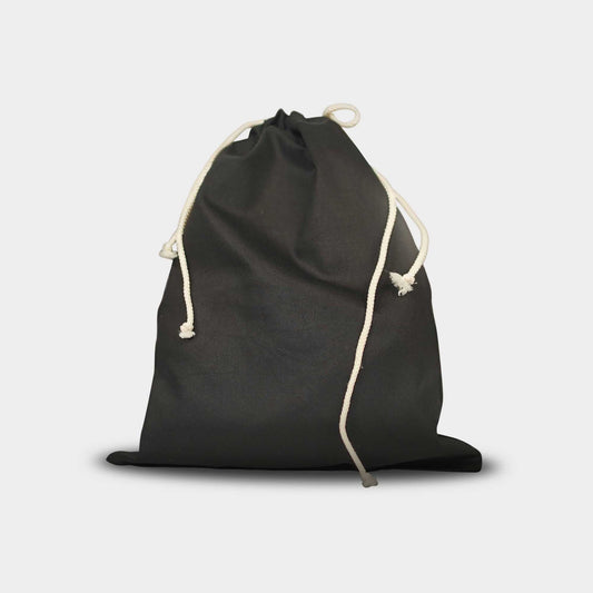 Black - Drawstring Bag