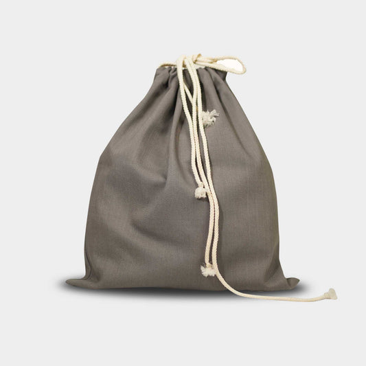 Gray - Drawstring Bag